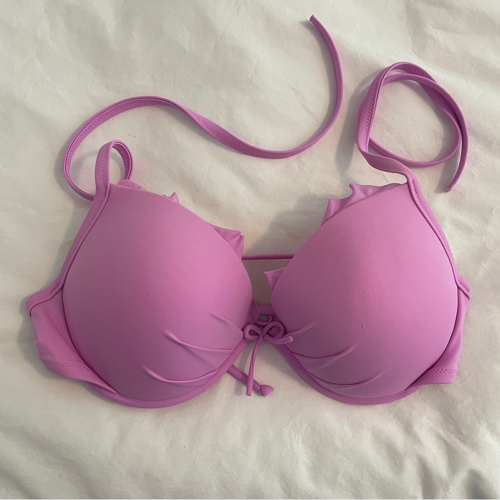 Victoria’s Secret Pink Ruffle Bikini Top